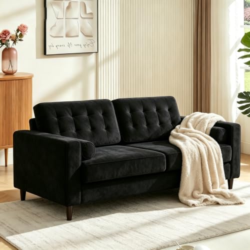 YODOLLA 3-Seater Faux Leather Sofa