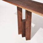 Mount Solid Walnut Console