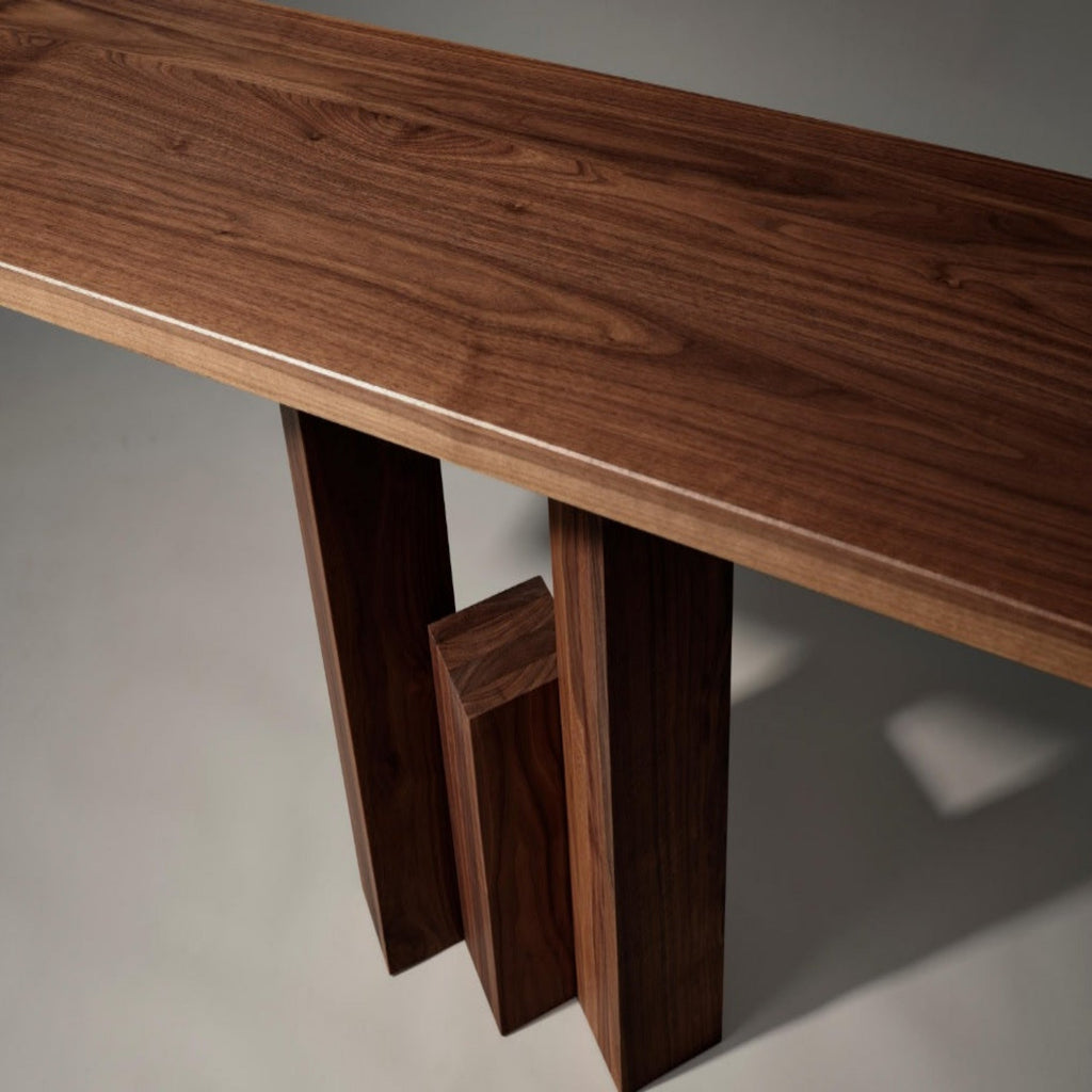 Mount Solid Walnut Console