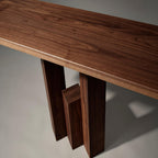 Mount Solid Walnut Console