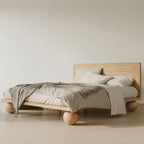 Eliana Oak Wood Bed