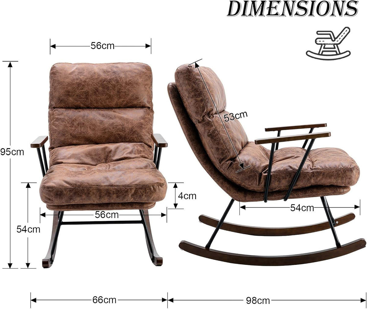 Adjustable recliner made of leathaire