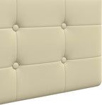 vidaXL Hanging Headboard Cream Faux Leather