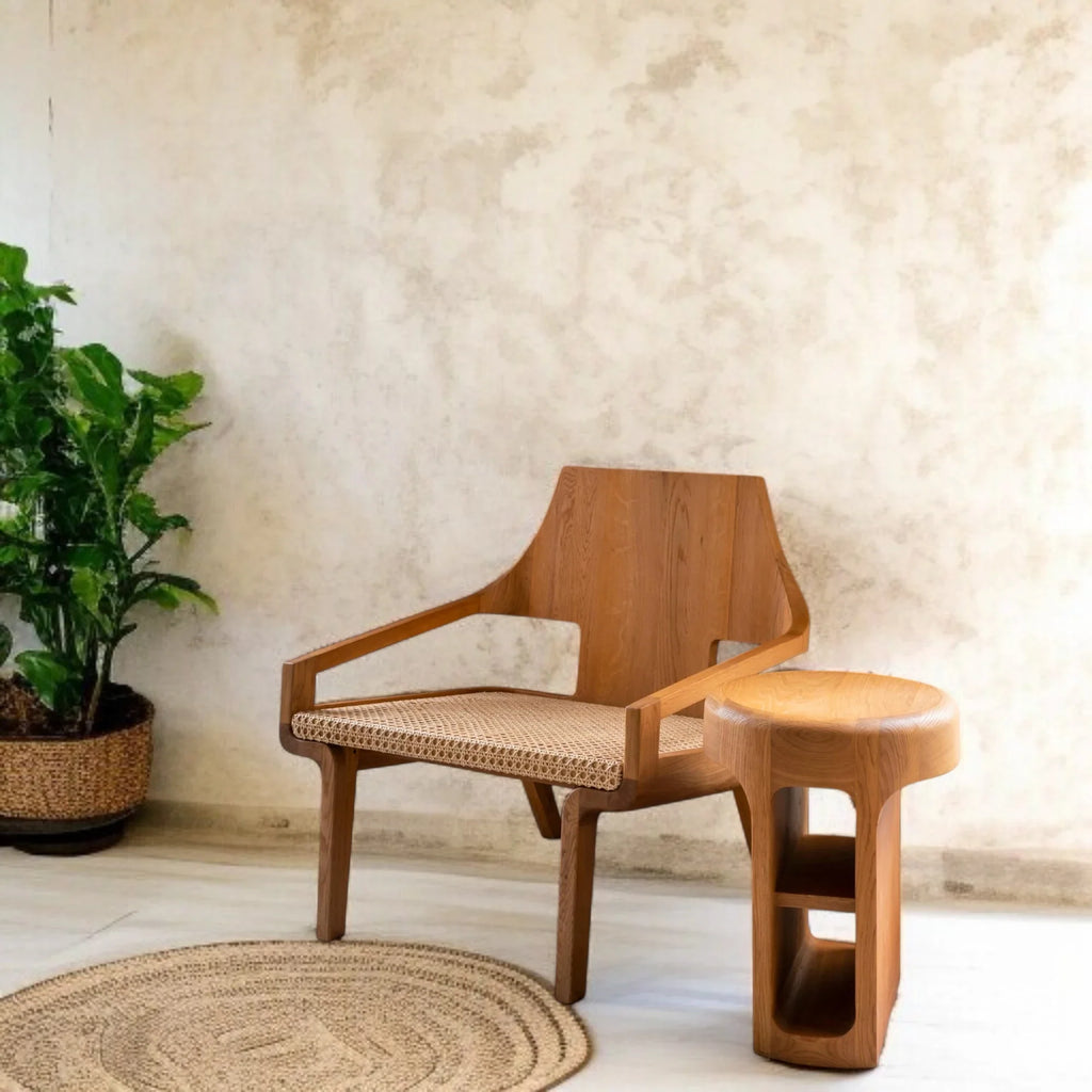 luxury wooden lounge chairs for home
