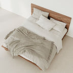 Eliana Walnut Wood Bed for bedroom