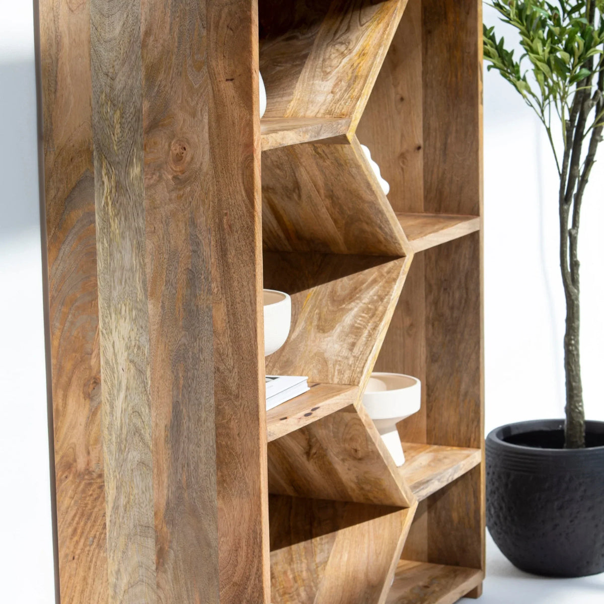 Marion Wooden Display Shelves Unit