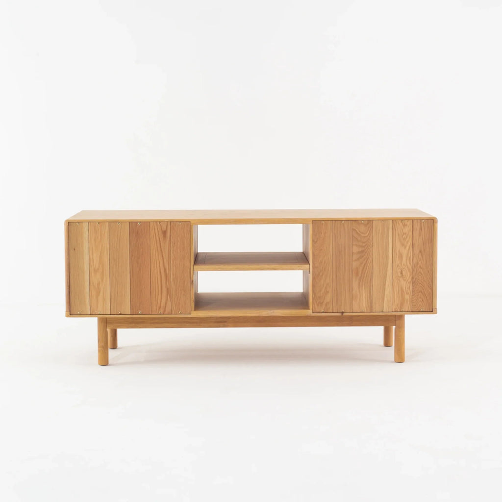 Belmont Wooden TV Unit solid wood media cabinet