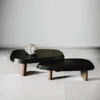 Duo Multilaque Black Oak Coffee Table