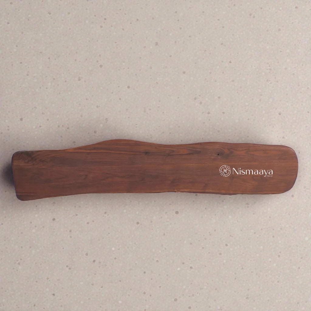 Nismaaya Brown Oak Wood Foot Bench Collection