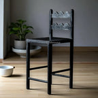 Custom - Nismaaya Tarang Counter Design Reclaimed Wooden Chairs- Set of 4