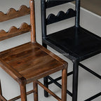 Custom - Nismaaya Tarang Counter Design Reclaimed Wooden Chairs- Set of 4