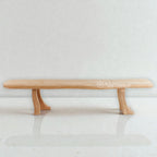 Nismaaya White Oak Wood Foot Bench Collection