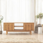 Belmont Wooden TV Unit modern entertainment console