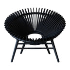 Stylish Aidric Teak Wood Sun Lounge Chair with natural finish