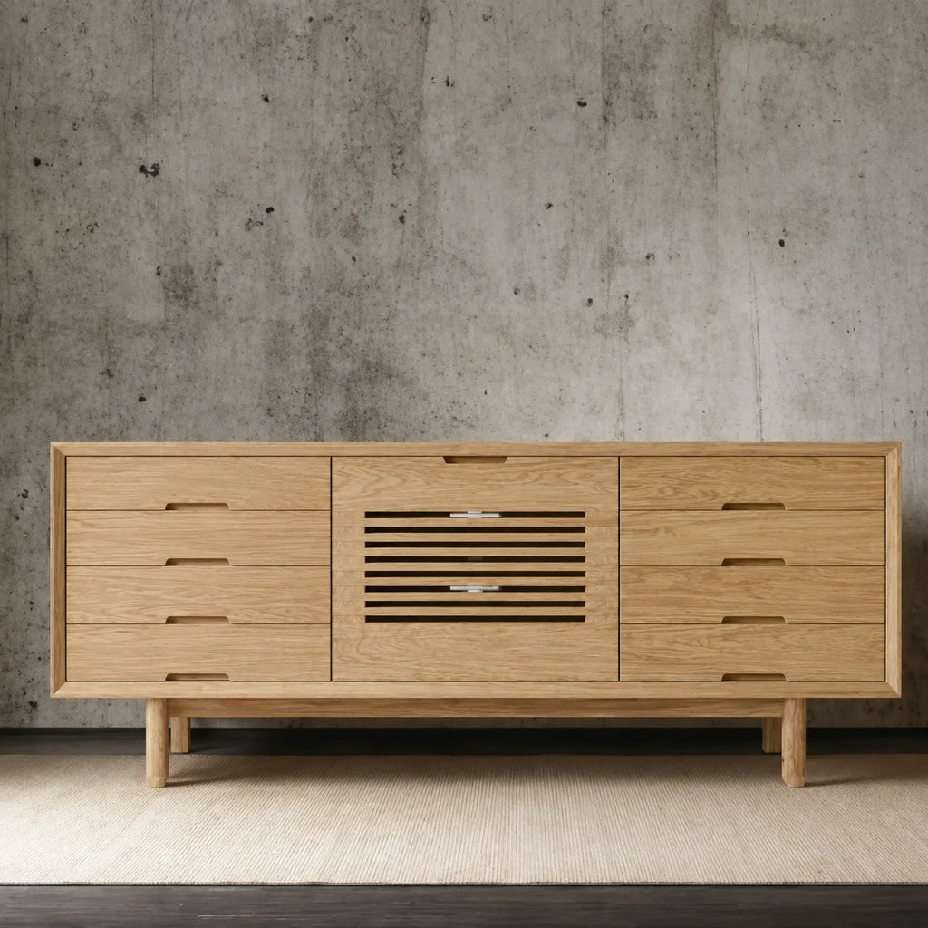 Madrona Oak Wood Cabinet & Sideboard