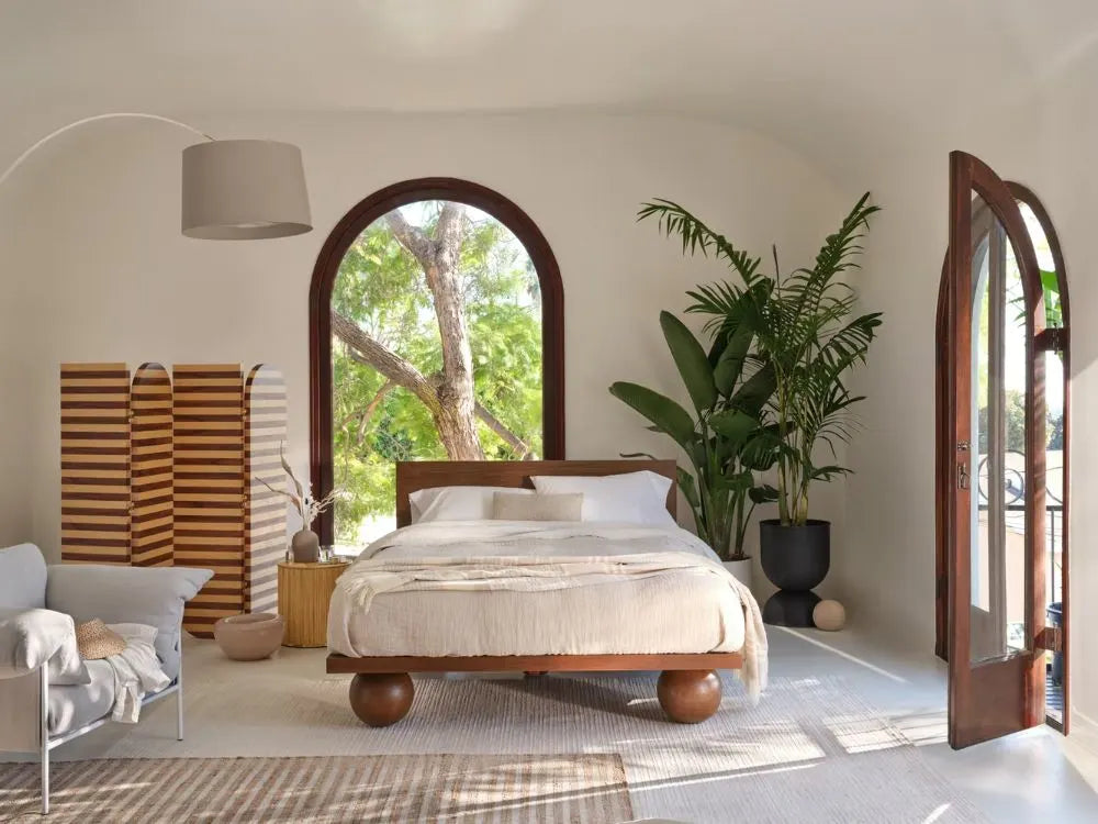 Aadi Oak Wood Bed frame