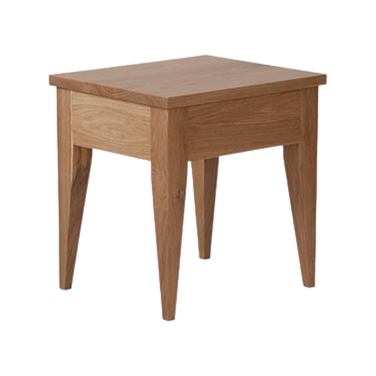 Bence Oak Wood Bedside oak finish nightstand