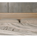 Beyla Oak Wood Bed for bedroom