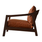 Calvine Walnut Wood Arm Chair 3