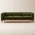 Edric Teak Wood 3 Seater Sofa 1