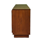 Edric Walnut Wood Sideboard close-up of premium solid walnut wood grain