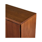 Edric Walnut Wood Sideboard corner view