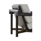 Edwina Black Oak Wood Arm Chair