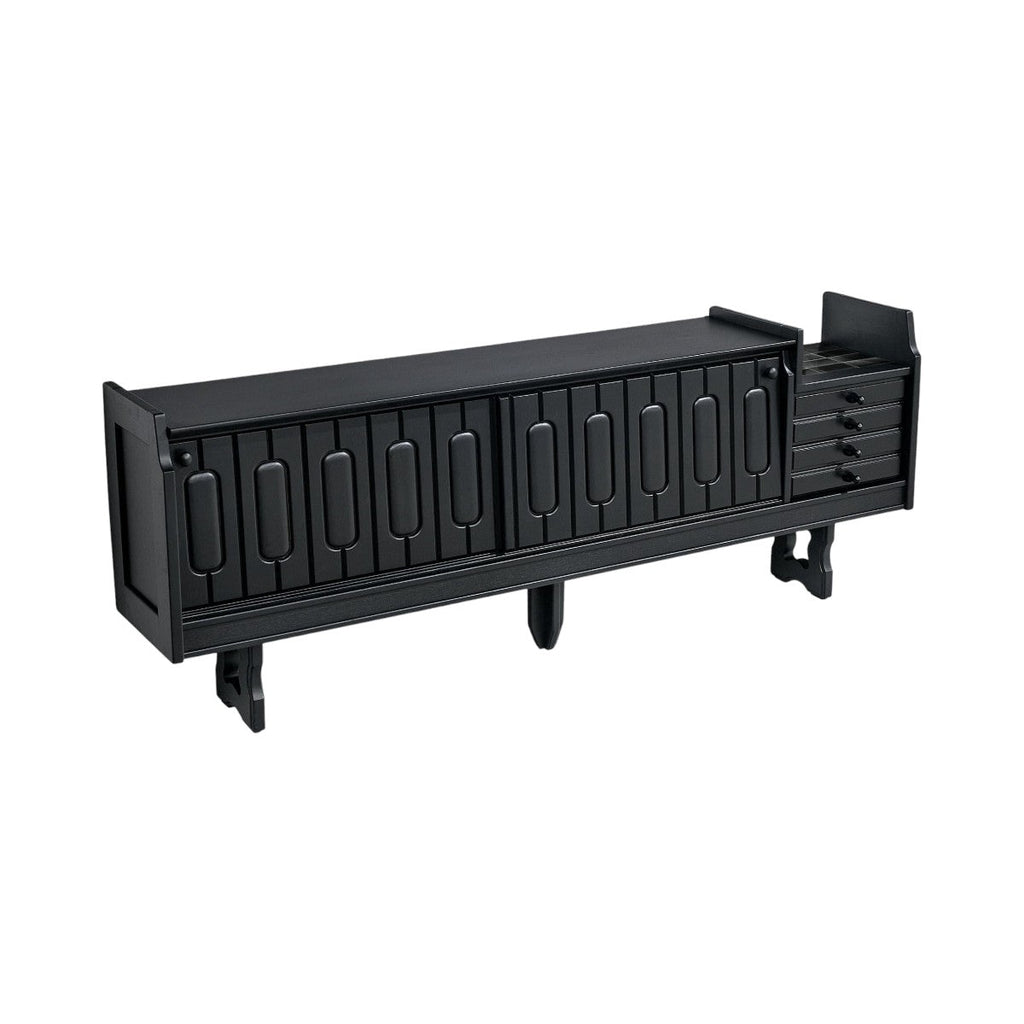 Elan Oak Wood Sideboard sophisticated artistic design