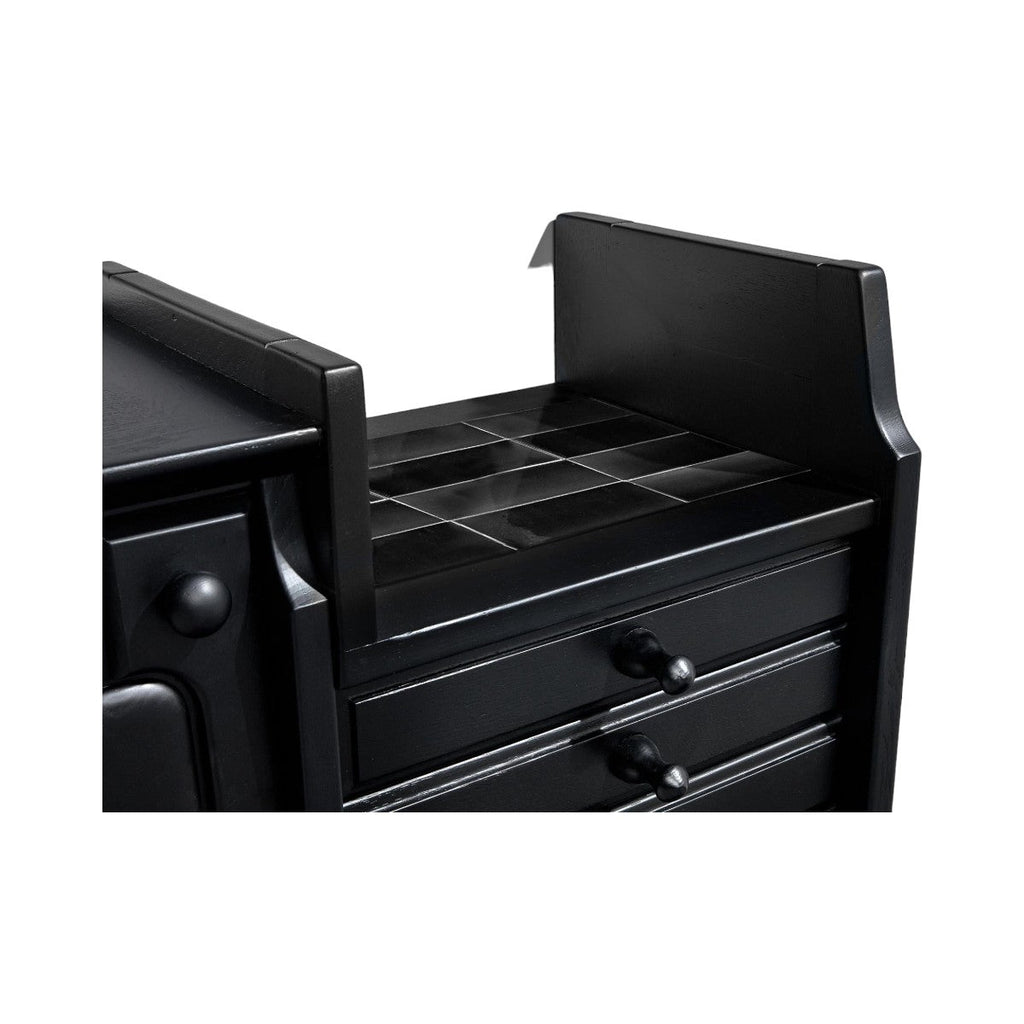 Elan Oak Wood Sideboard expansive top surface