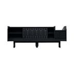 Elan Black Oak Sideboard in a moody dark-toned