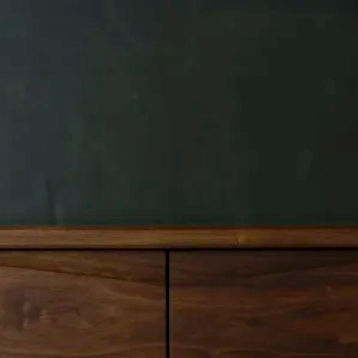 Elana Walnut Wood Sideboard showing high-capacity interior