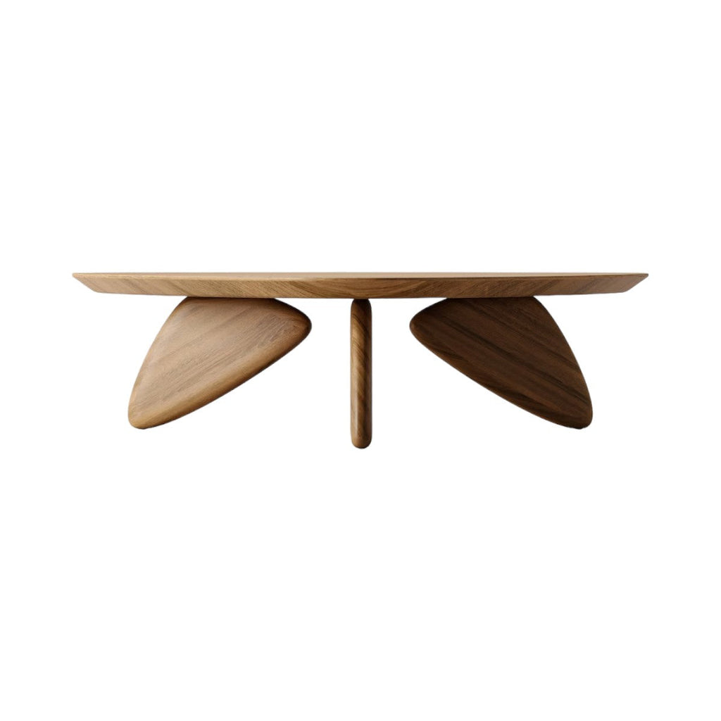 Evely Oak Wood Coffee Table