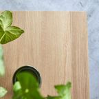 Haley Oak Wood Sideboard top surface texture view