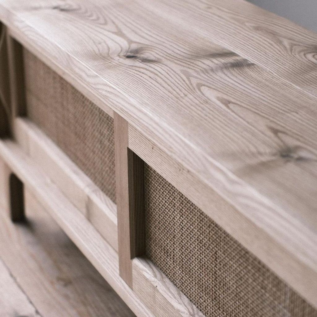 Haley Oak Wood TV Unit 4