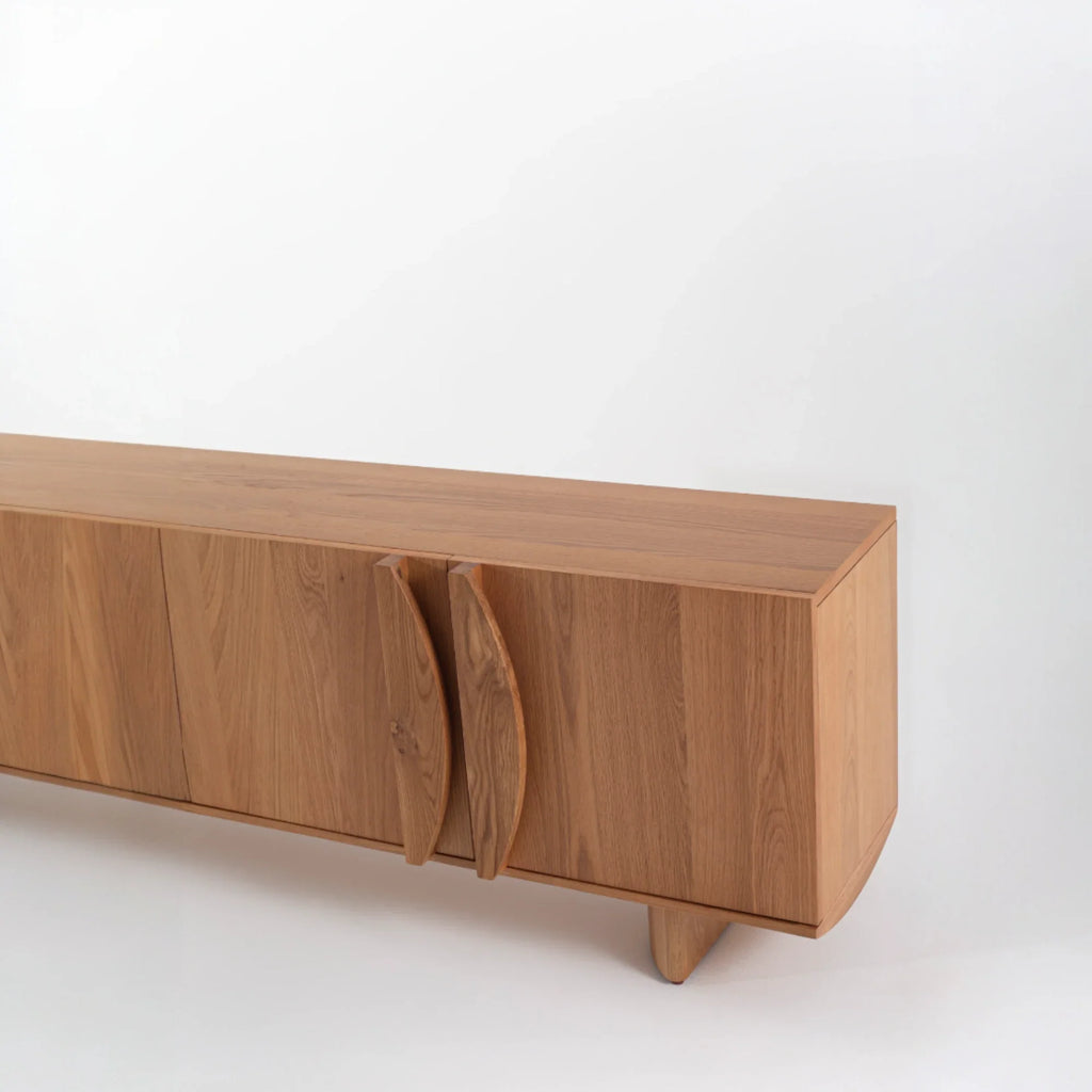 Elliot Wooden TV Unit durable wood finish stand