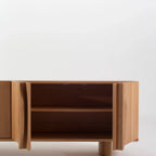 Elliot Wooden TV Unit with storage shelves