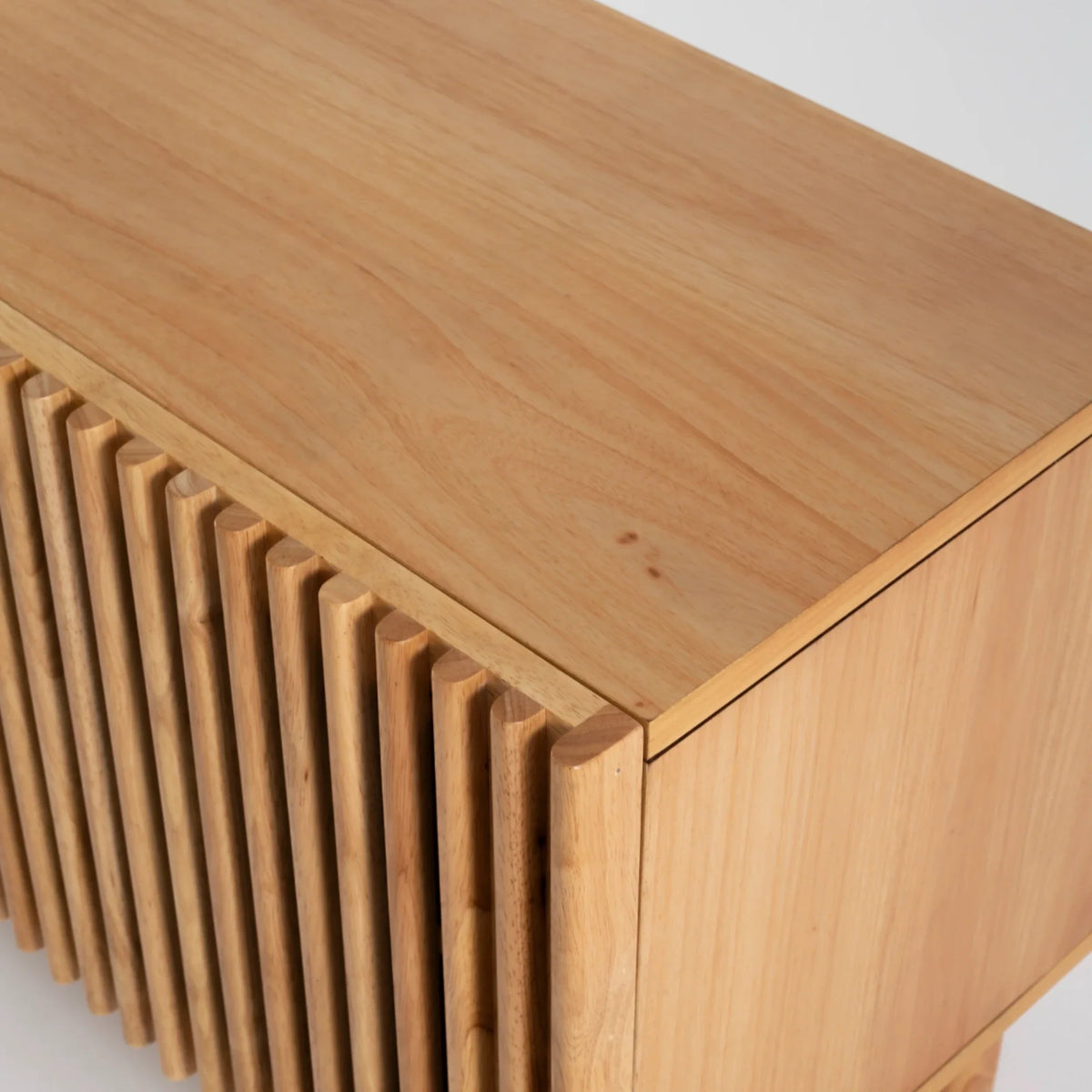 Julian Natural Wooden TV Unit top surface