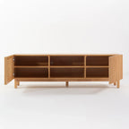 Julian Natural Wooden TV Unit storage media unit