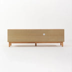 Julian Natural Wooden TV back view
