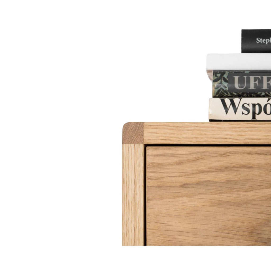 Jacek Oak Wood Sideboard close-up View