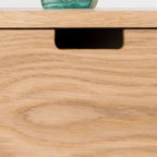 Jacek Oak Wood Sideboard handcrafted solid wood design