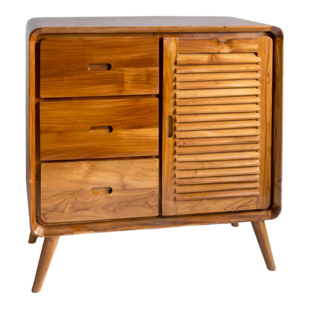 Jacoba Teak Wood Chest of Drawers 3