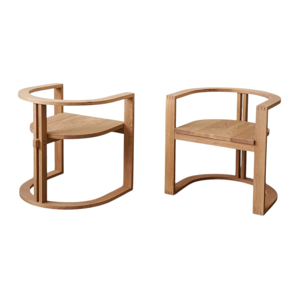 Jordan Oak Wood Arm Chair 4