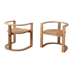 Jordan Oak Wood Arm Chair 4