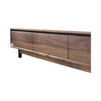Kalena Walnut Wood Sideboard close-up of natural oiled walnut grain