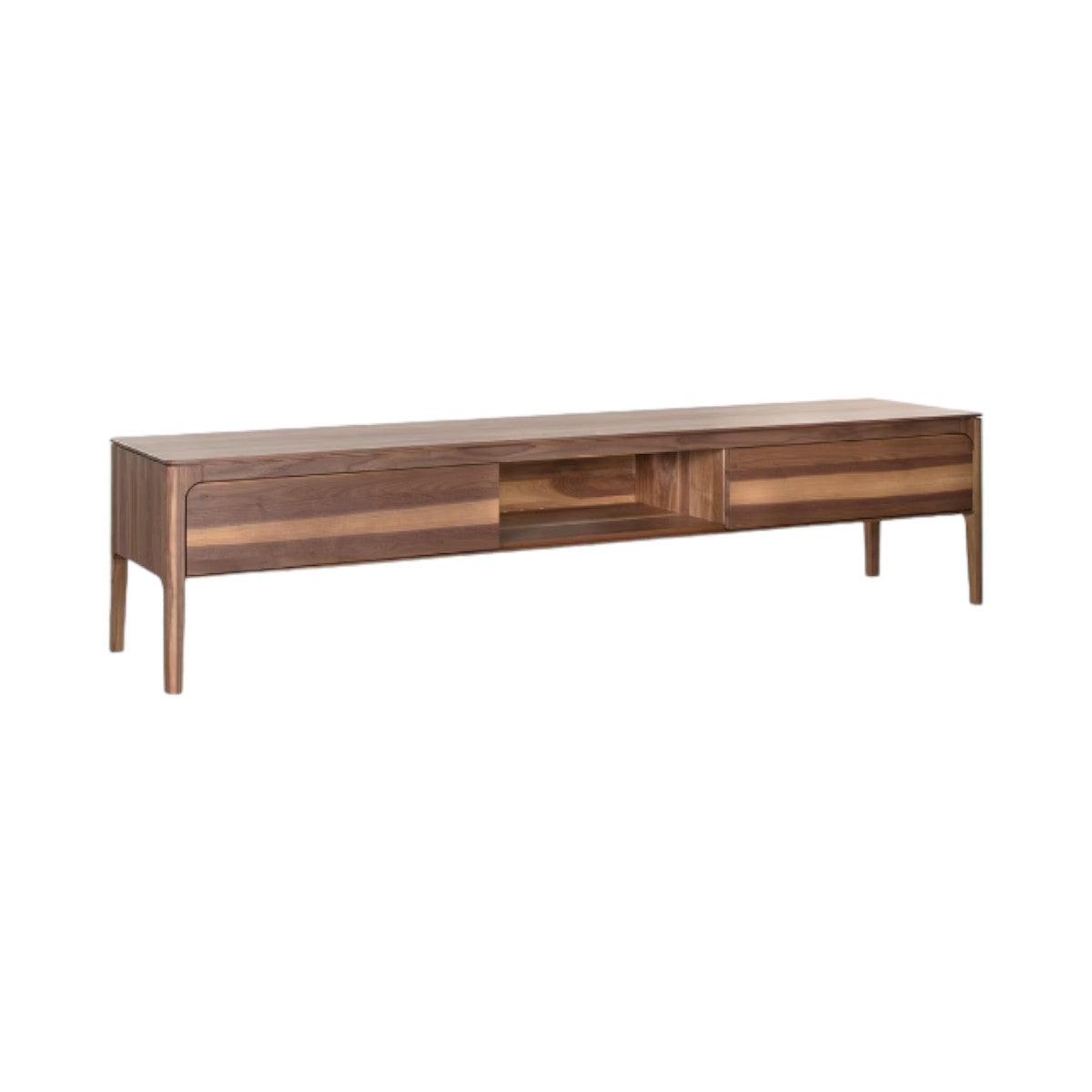 Mac Walnut Wood Sideboard natural solid wood grain
