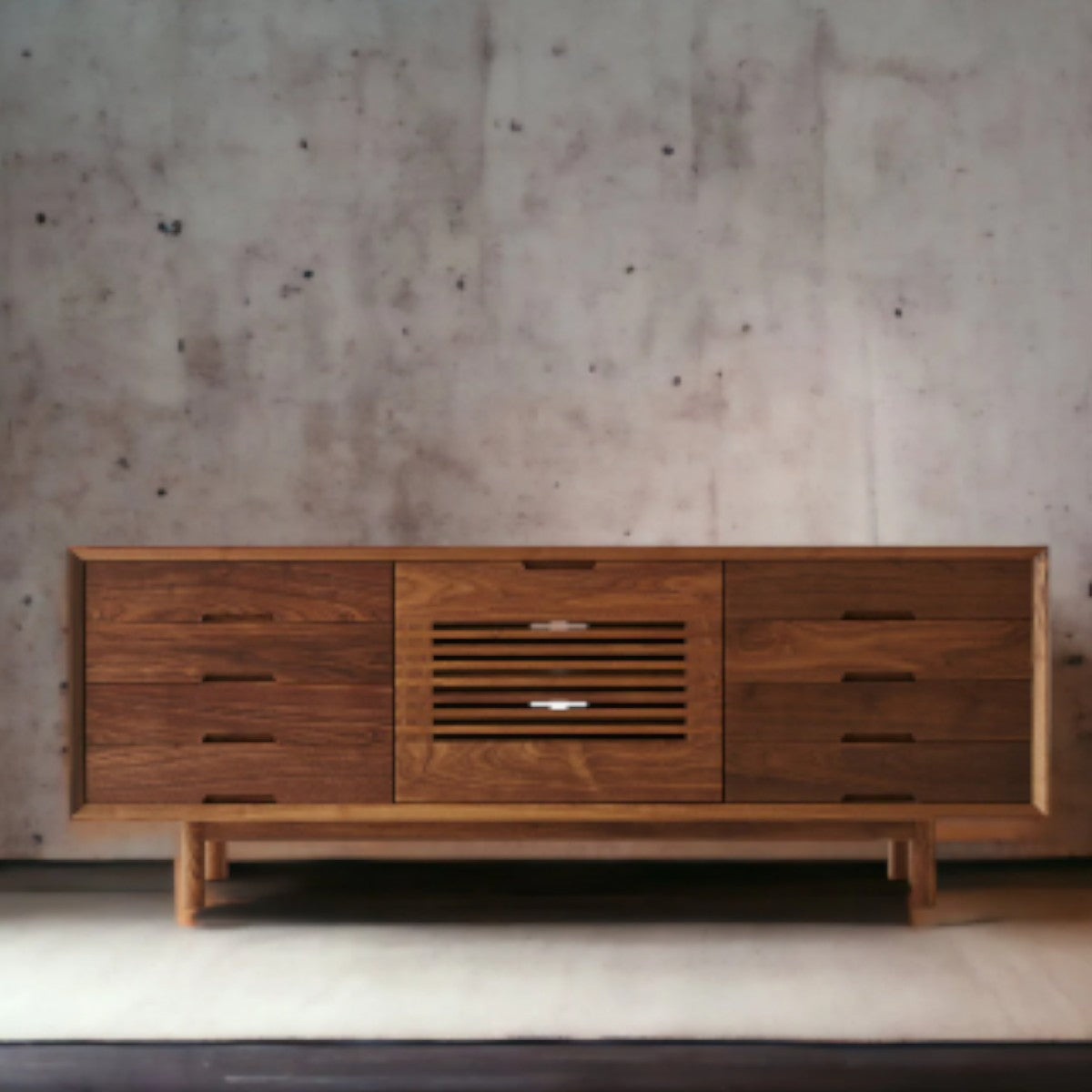 Madrona Walnut Wood Cabinet & Sideboard 