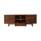 Madrona Walnut Wood Cabinet & Sideboard walnut finish detail