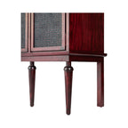 Malvina Oak Sideboard sturdy solid wood base and leg detail