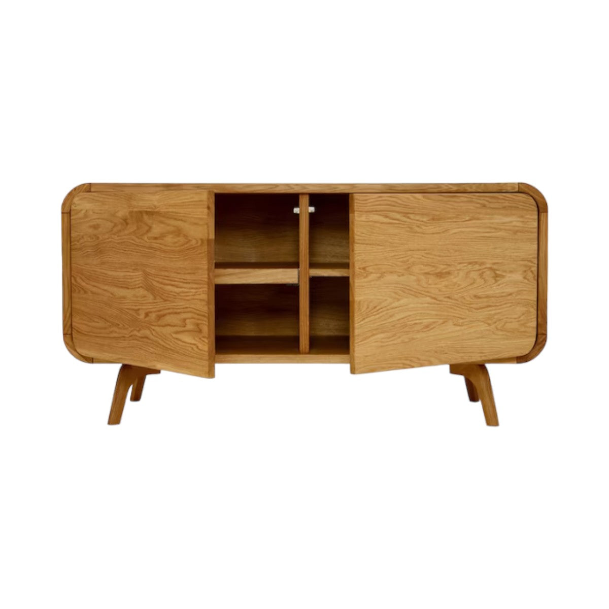 Maram Oak Wood Sideboard compact storage cabinet